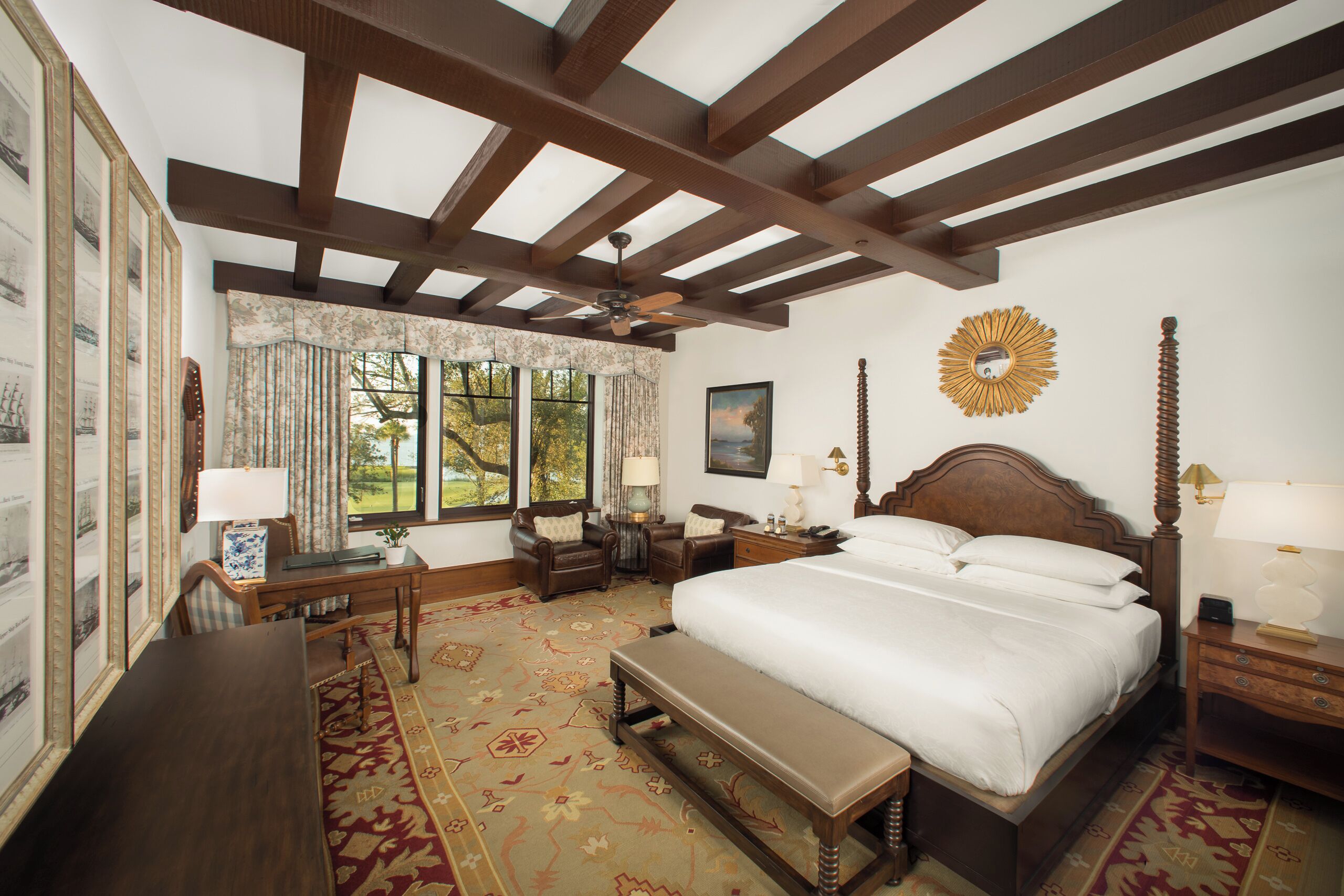 Luxury Suite, 1 King Bed, Golf View (Lodge - The Hudson Suite) | In-room safe, desk, laptop workspace, blackout drapes