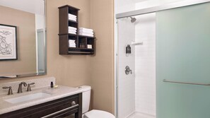 Free toiletries, hair dryer, towels