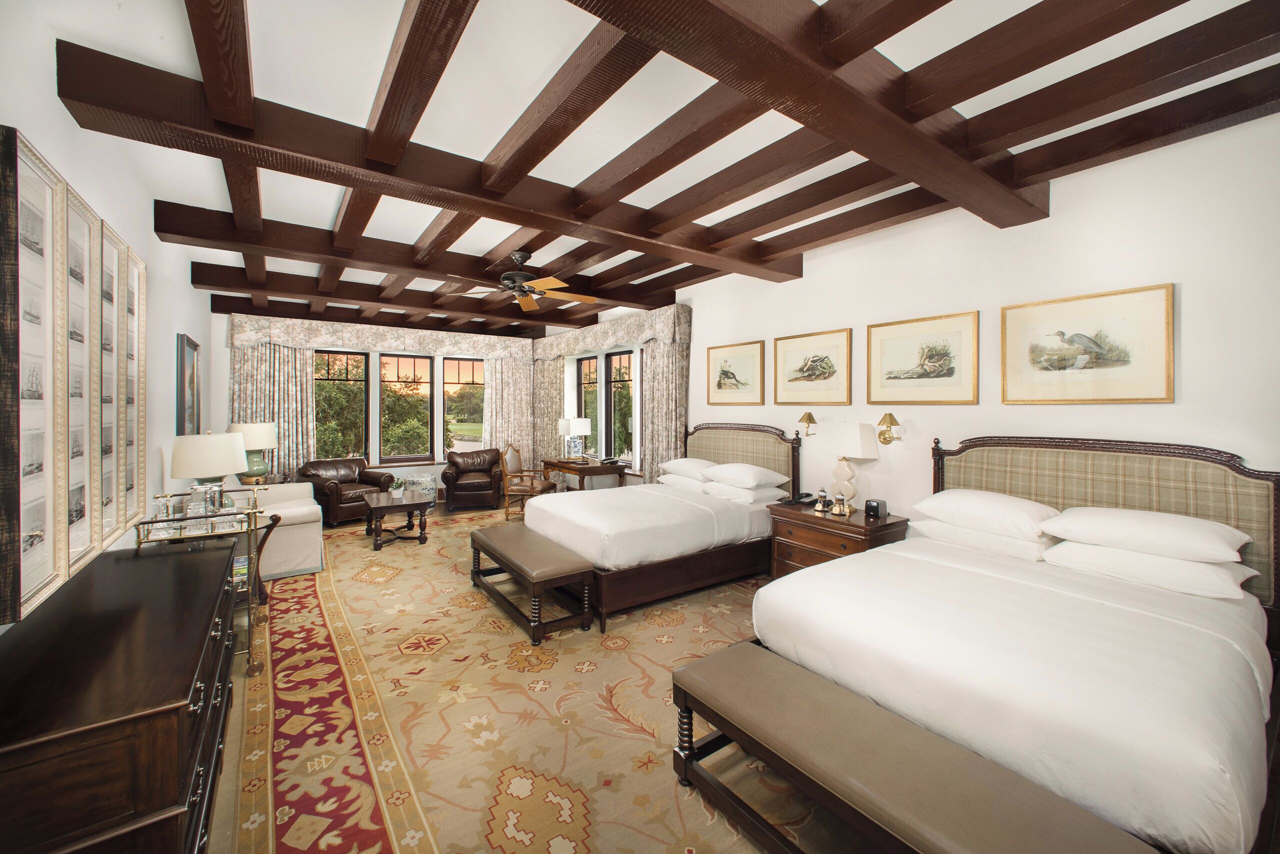 Room, 2 Queen Beds, Golf View (Lodge) | In-room safe, desk, laptop workspace, blackout drapes