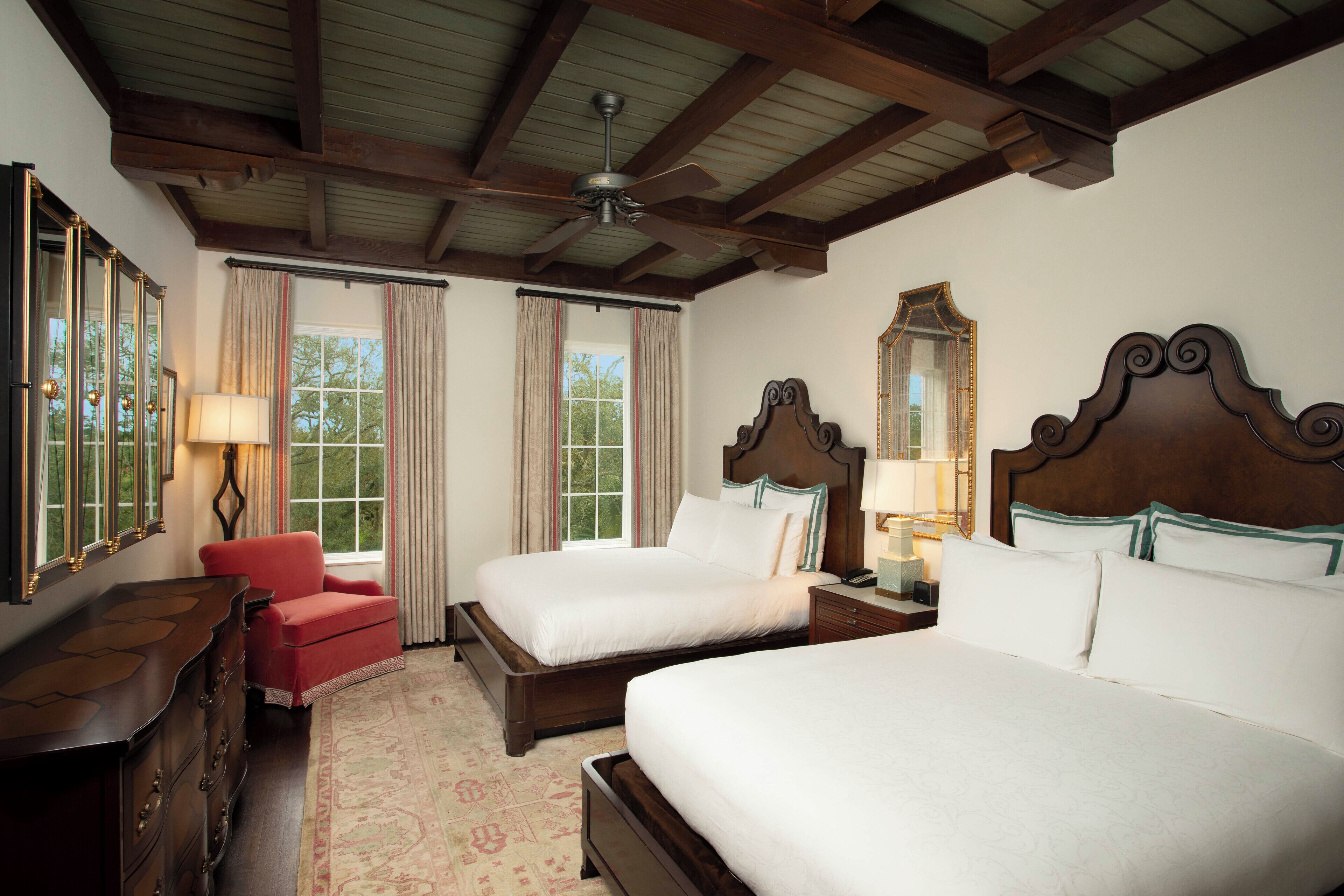 Suite, 1 Bedroom (Cloister - Main Bldng, Cloister View) | In-room safe, desk, laptop workspace, blackout drapes