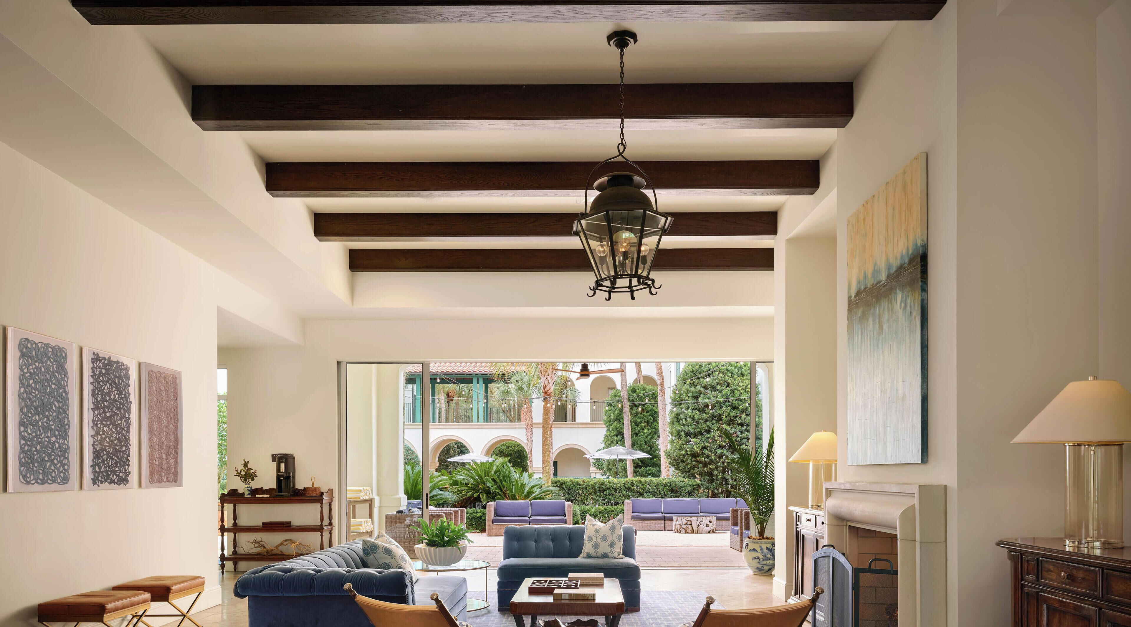 Sitteområde i lobbyen