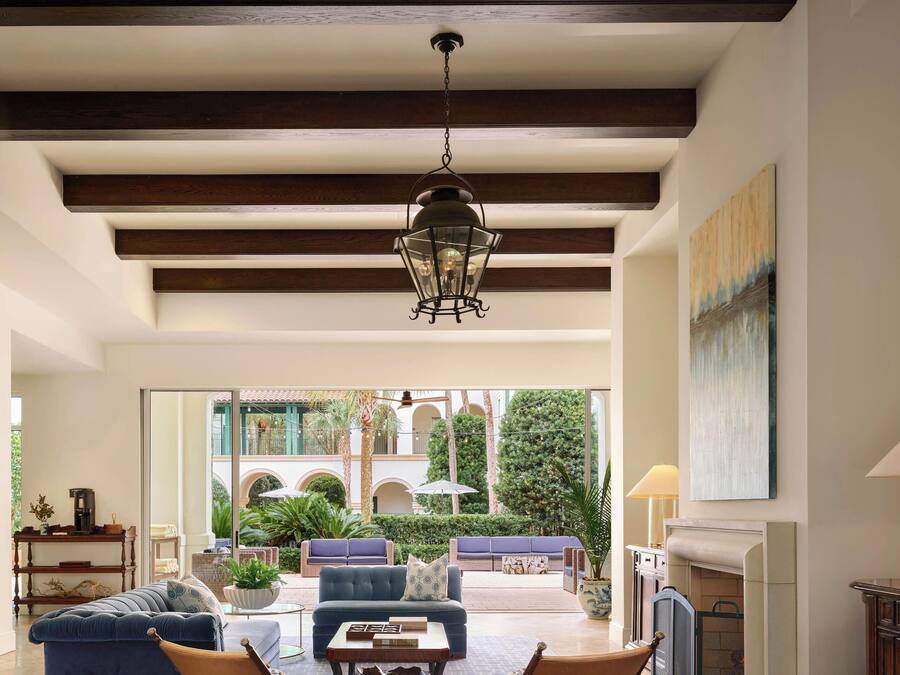 Sitteområde i lobbyen