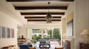 Sitteområde i lobbyen