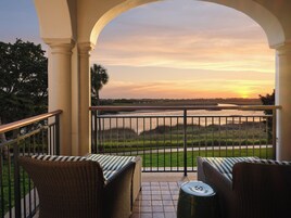 Room, 2 Queen Beds, River View (Cloister - Main Building) | Terrace/patio