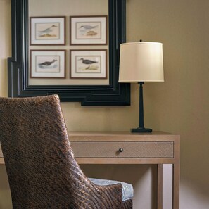 In-room safe, desk, laptop workspace, blackout drapes