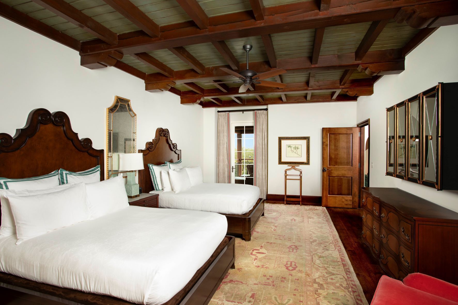 Suite, 1 Bedroom, River View (Cloister - Main Building) | In-room safe, desk, laptop workspace, blackout drapes