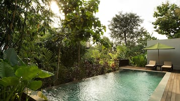 エクスクルーシブ ヴィラ プライベートプール (Modern) | インフィニティ プール | 屋外プール、サンラウンジャー