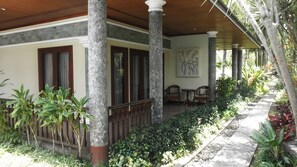 Royal Double Room | Terrace/patio - The Oxalis Regency Hotel Magelang (Magelang)