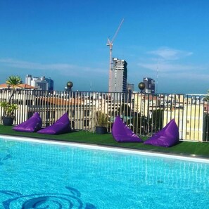 Blick von der Unterkunft