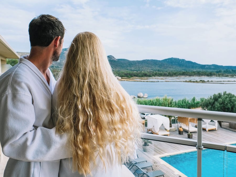 Pemandangan dari properti