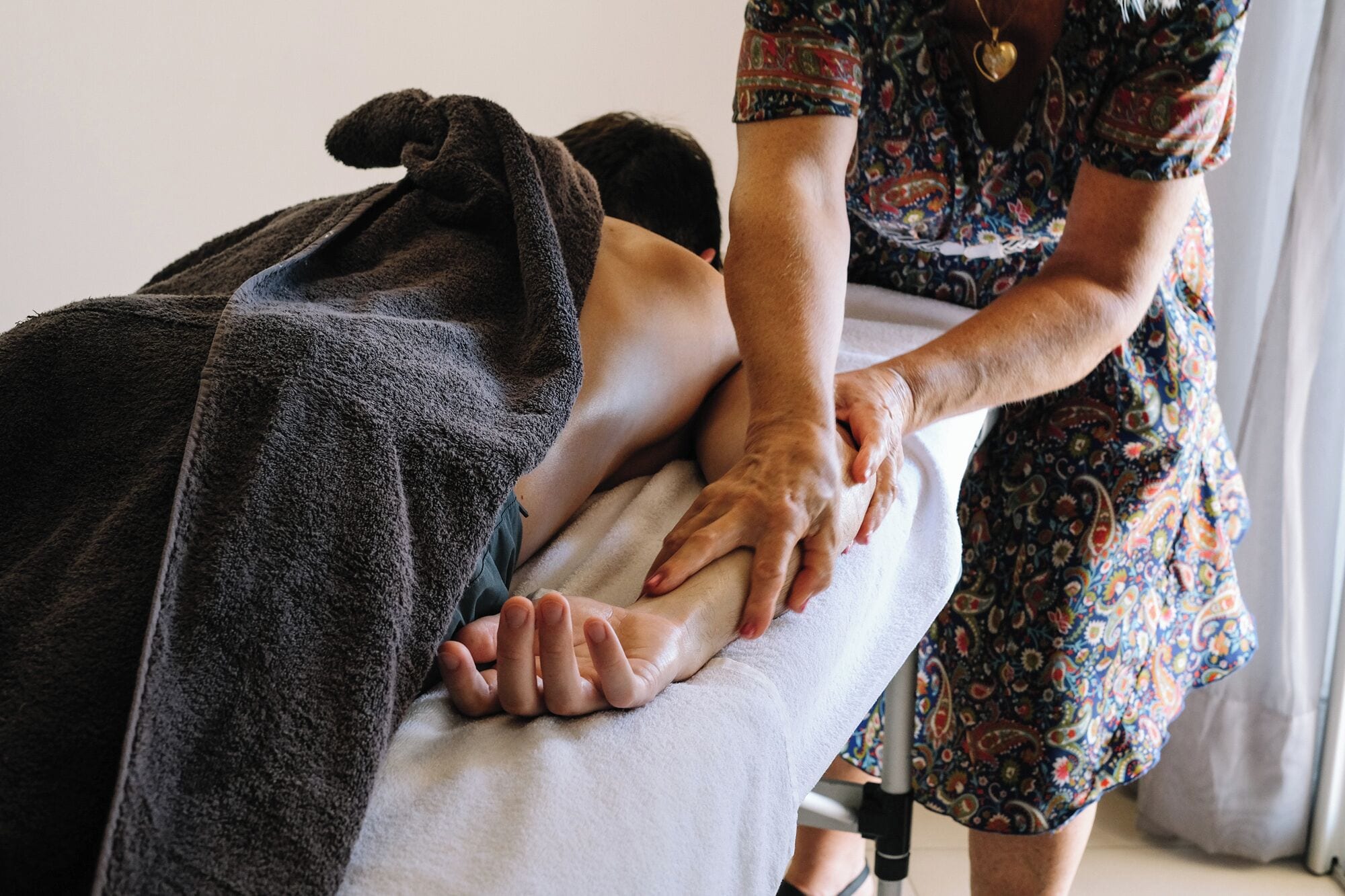 Hierontaa majoituspaikassa