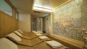 Mandi tangas / hammam, rawatan badan, aromaterapi, urut tuaman batu
