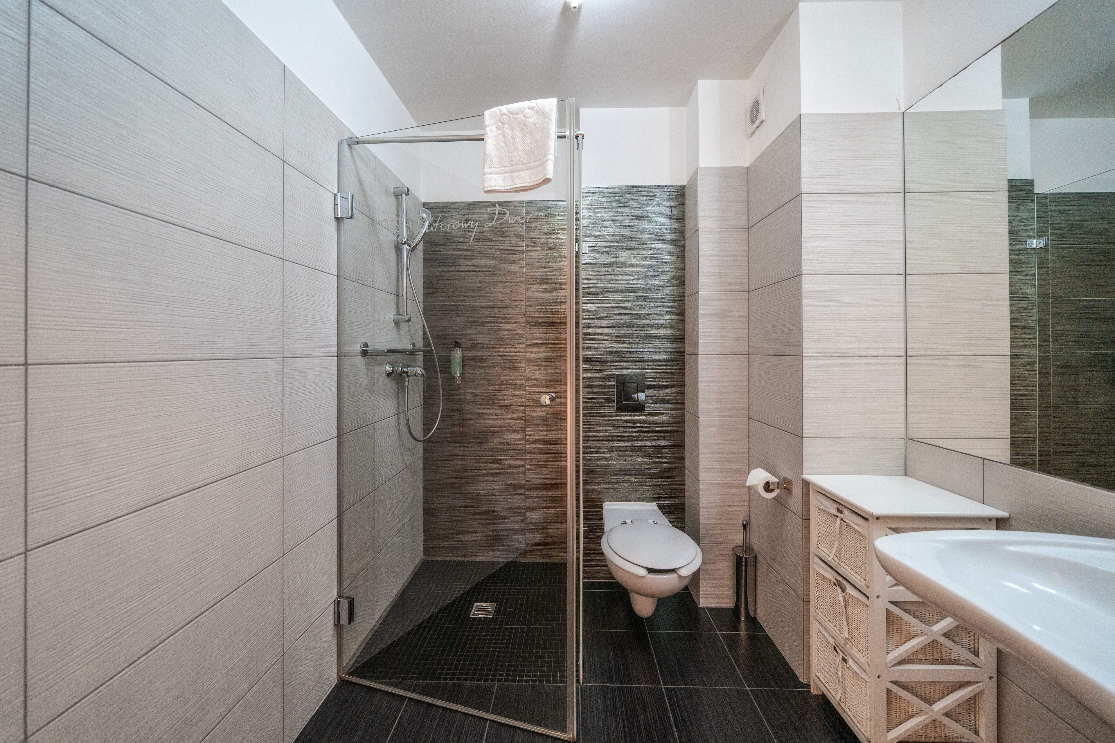 Junior Suite | Bathroom | Shower, hair dryer, towels, soap