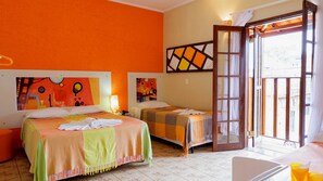 ห้องแฟมิลี่ | เครื่องนอนระดับพรีเมียม, มินิบาร์, ห้องพักตกแต่งอย่างมีเอกลักษณ์