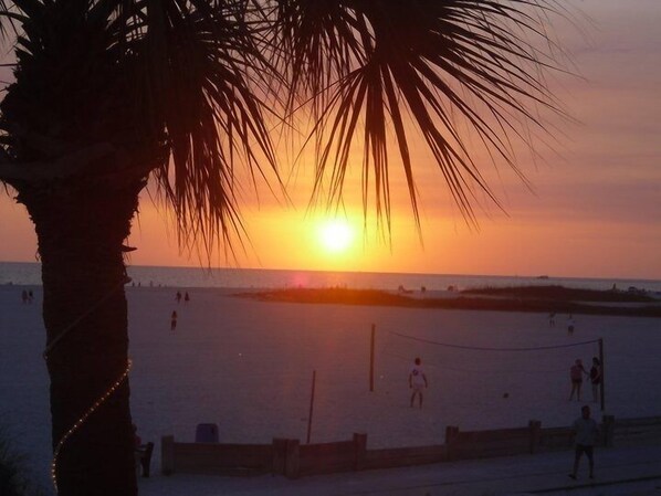 Blick von der Unterkunft