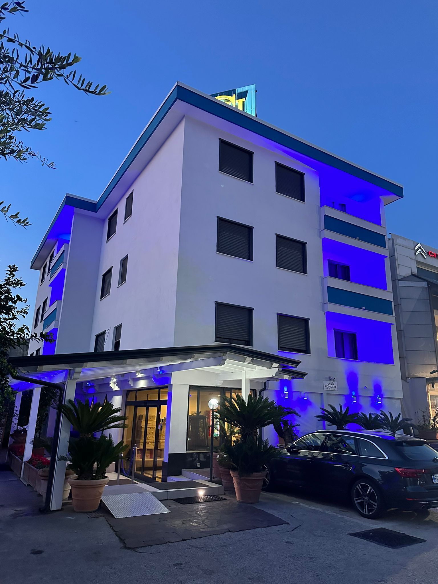 Fassade der Unterkunft