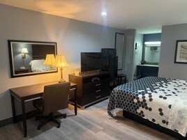 Quarto standard, 1 cama King | Wi-Fi de cortesia, roupa de cama