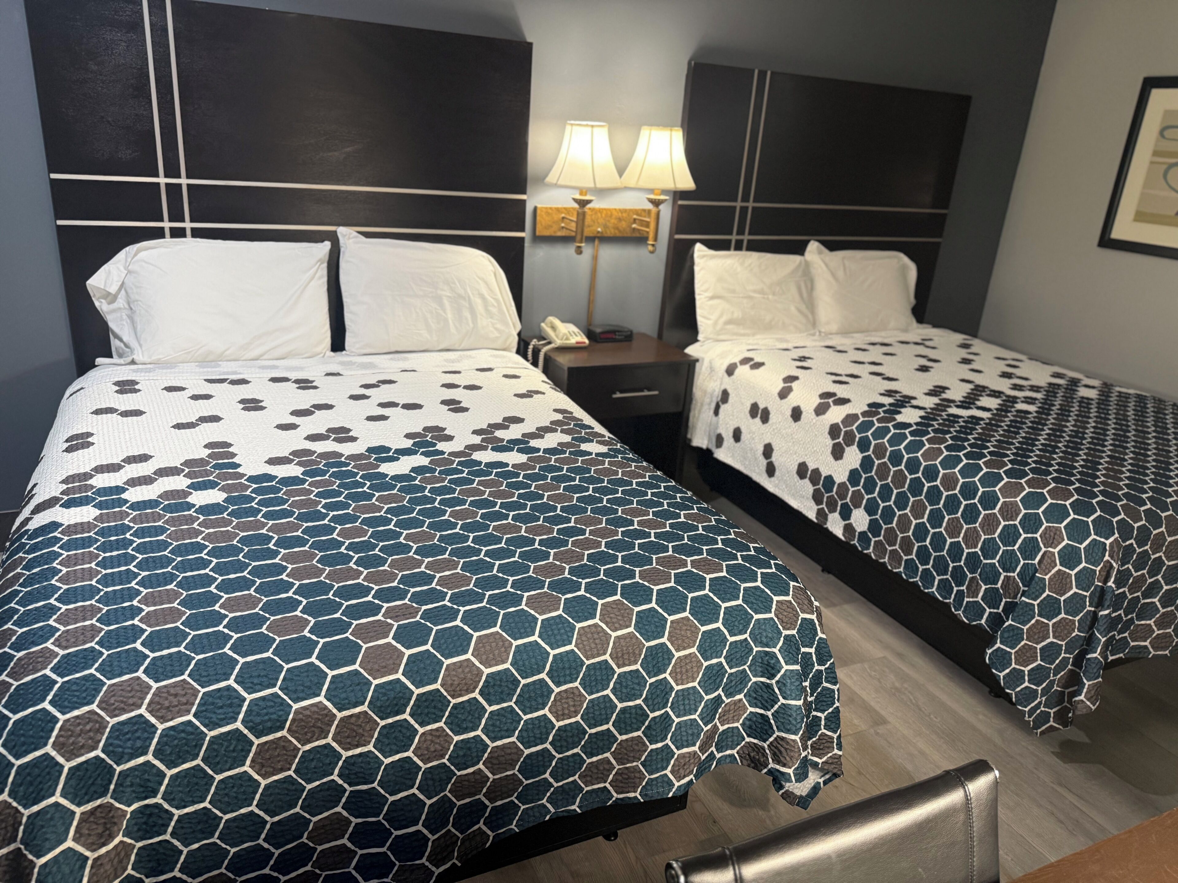 Free WiFi, bed sheets