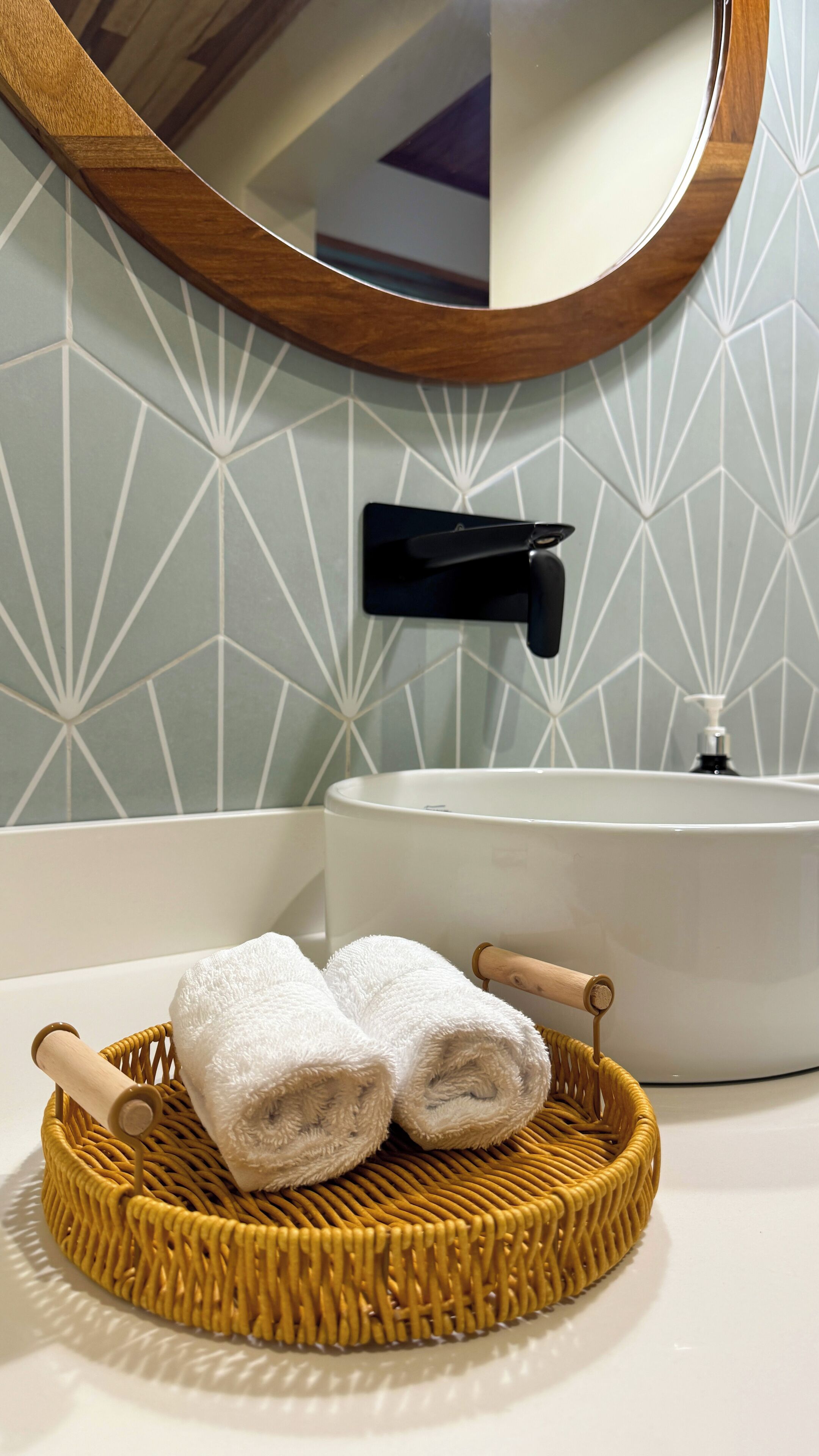 junior suite | bathroom | rainfall showerhead, free toiletries, towels, soap