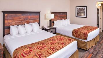 Pillowtop beds, in-room safe, desk, laptop workspace