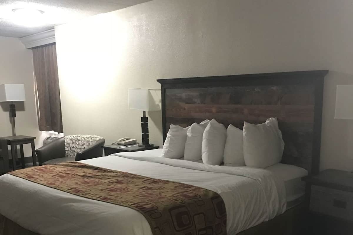 Pillow-top beds, in-room safe, desk, laptop workspace