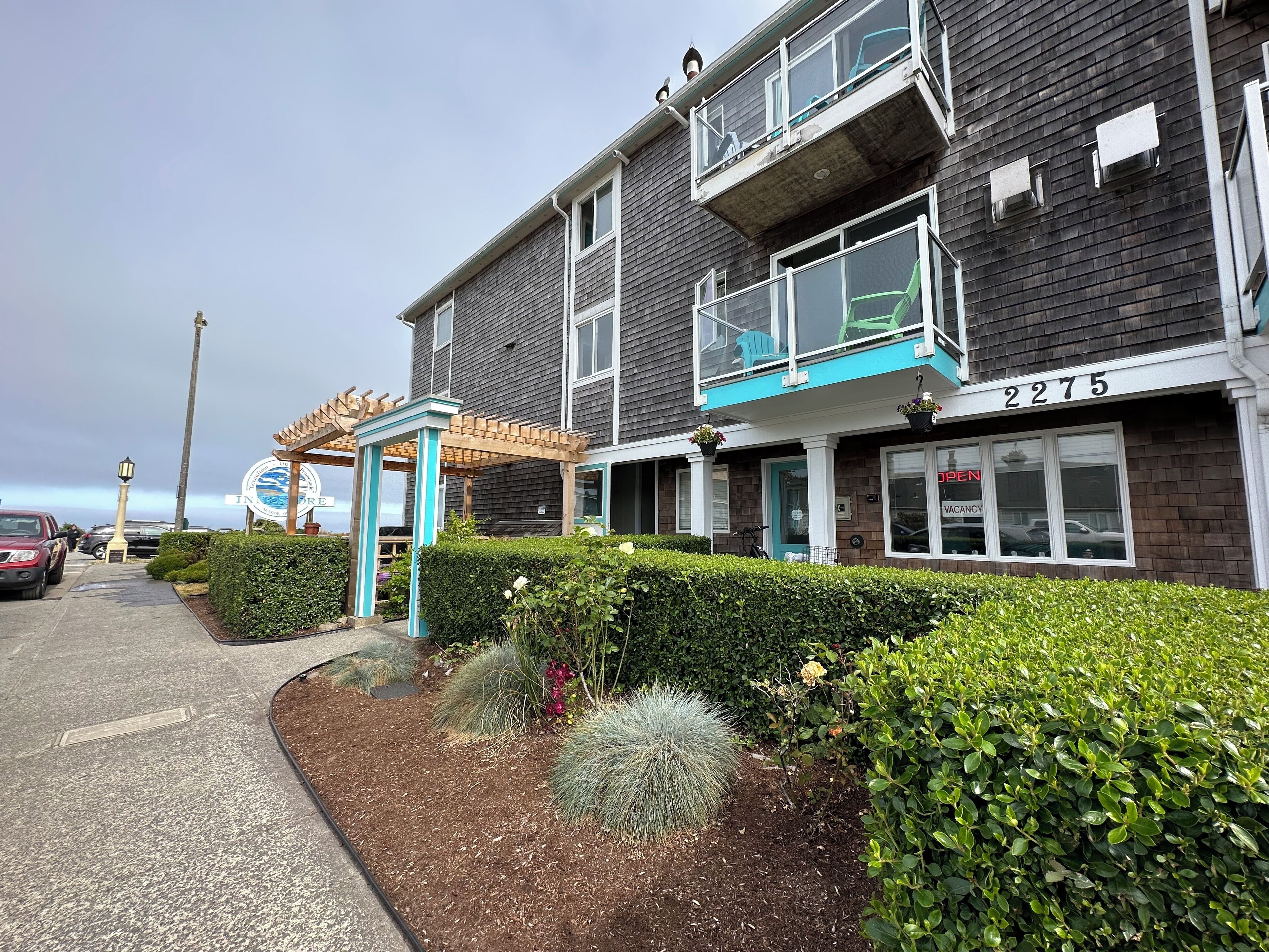 Front of property - evening/night