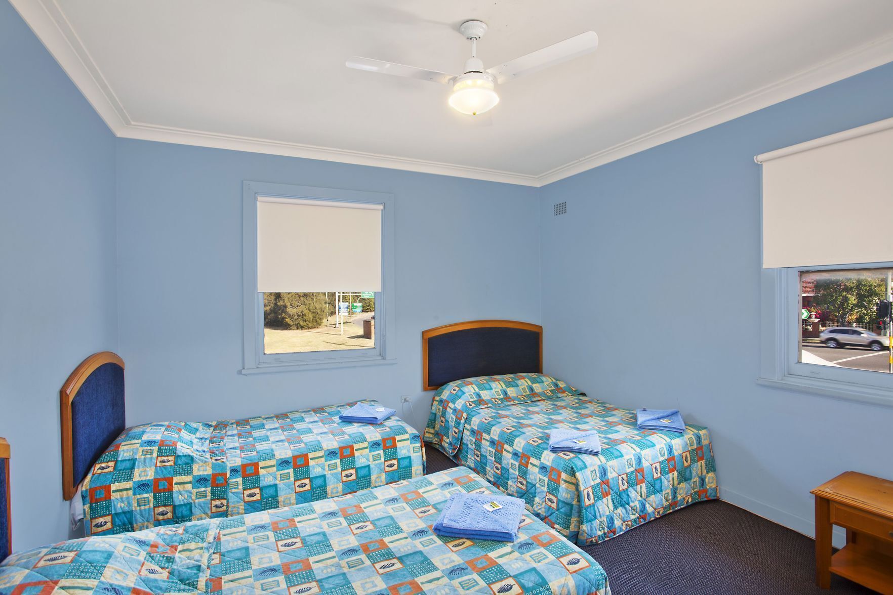 Free WiFi, bed sheets