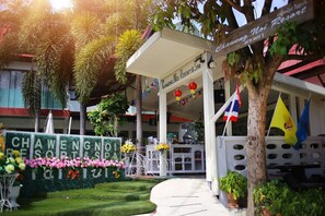 Mostrador para check-in y check-out