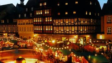 Front of property – evening/night