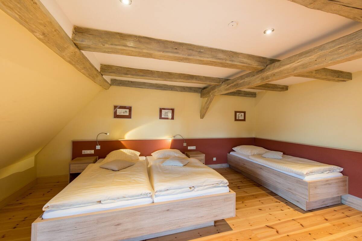 Triple Room | In-room safe, individually furnished