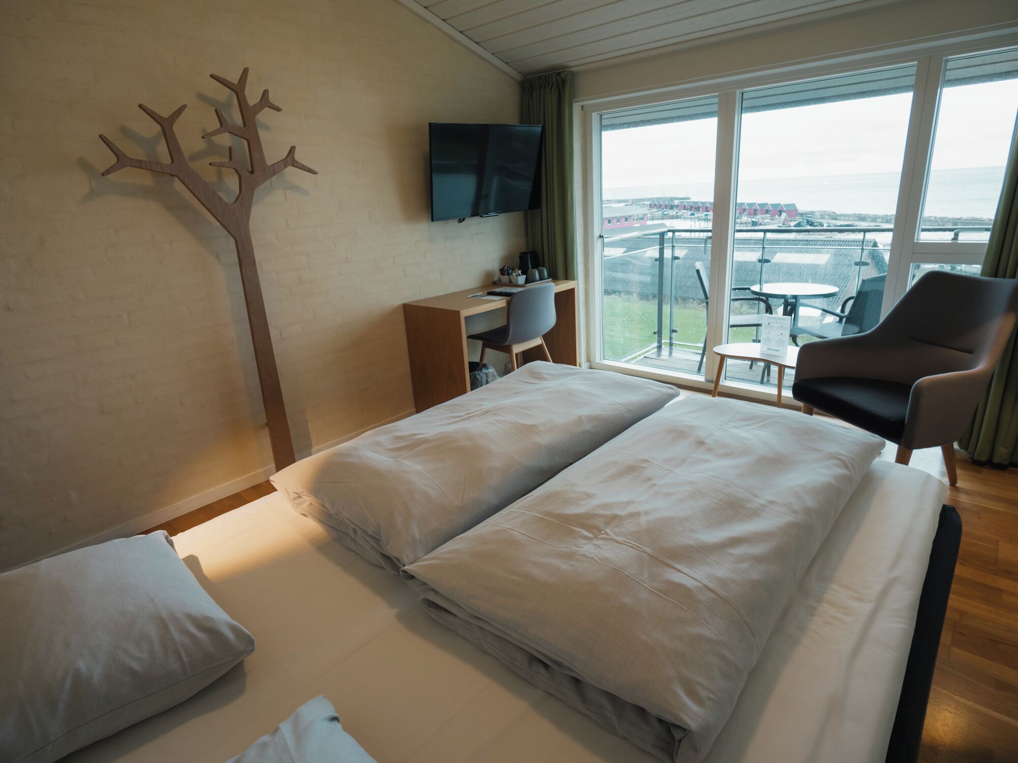 Hypo-allergenic bedding, blackout curtains, soundproofing