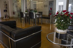 Sitteområde i lobbyen