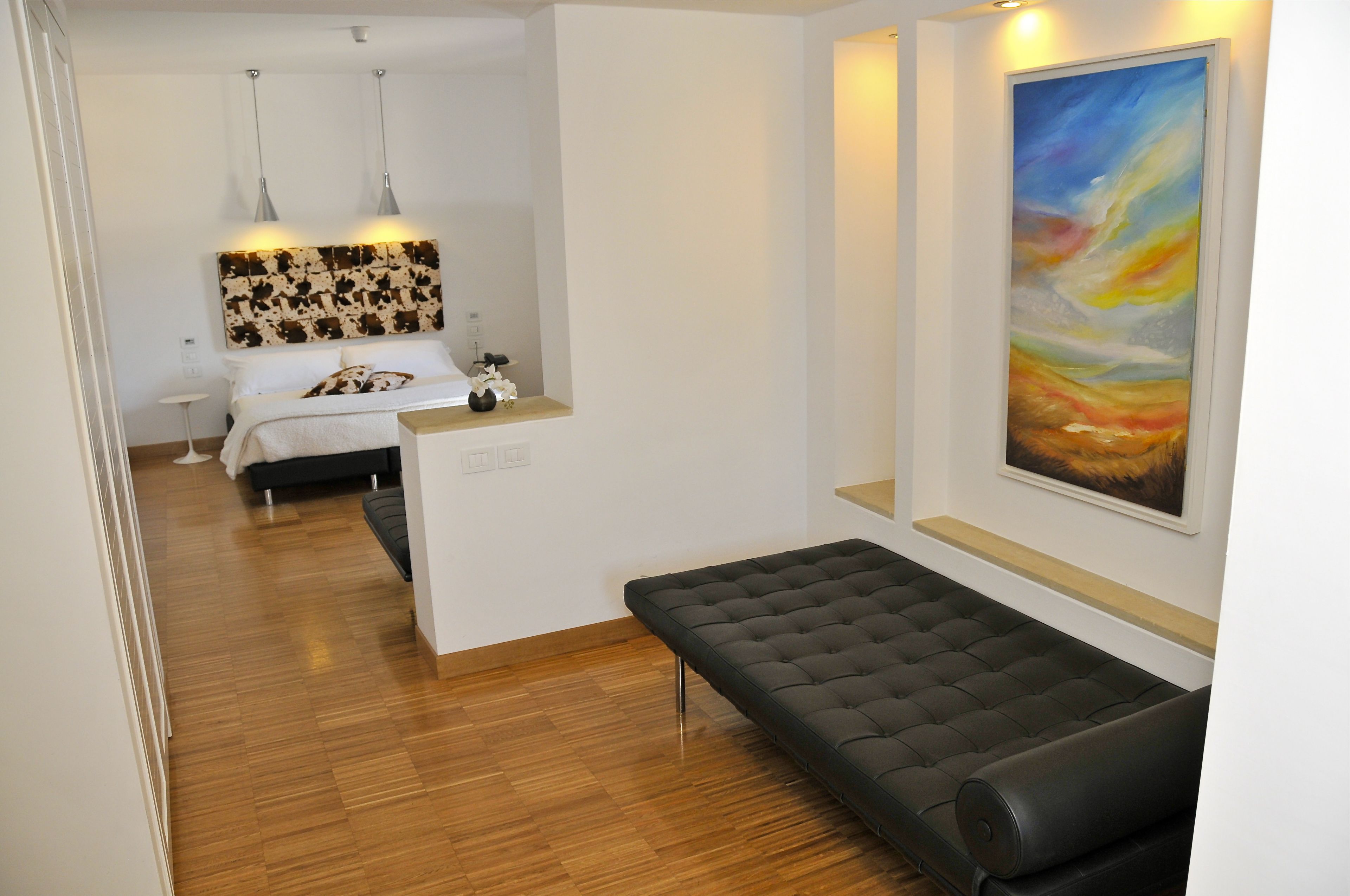 studio suite | living area | lcd tv