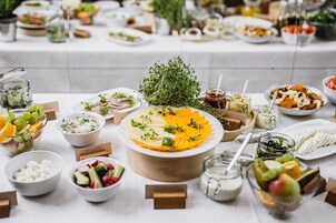 Daily buffet breakfast (EUR 15 per person)