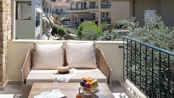 Blick vom Balkon