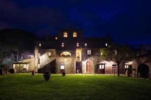 Front of property – evening/night