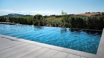 2 outdoor pools, pool umbrellas, sun loungers
