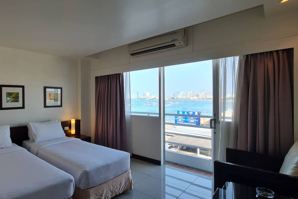 Superior Sea view Twin room | 1 Schlafzimmer, Minibar, kostenloses WLAN, Bettwäsche