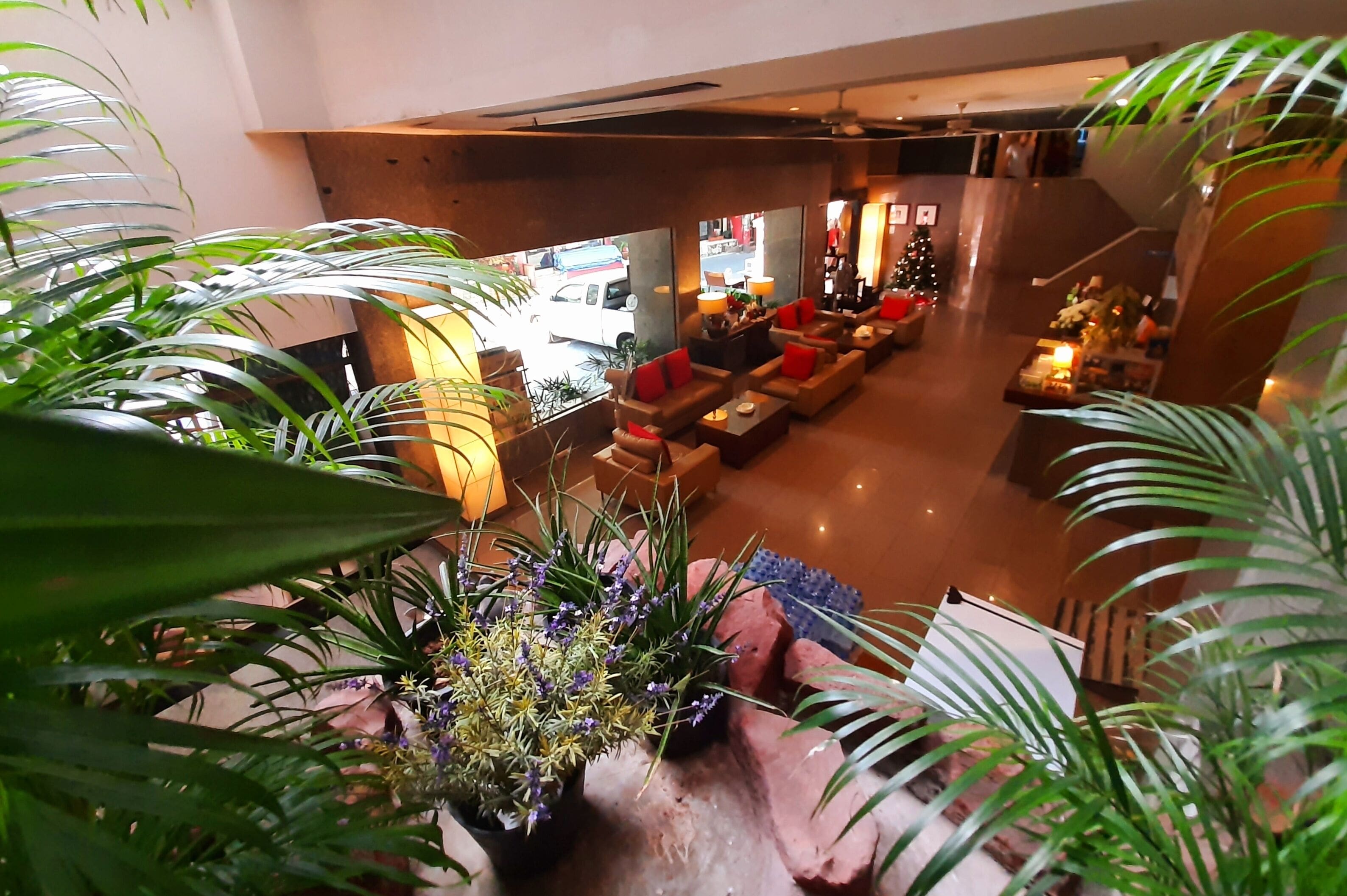 Overnatningsstedets facade