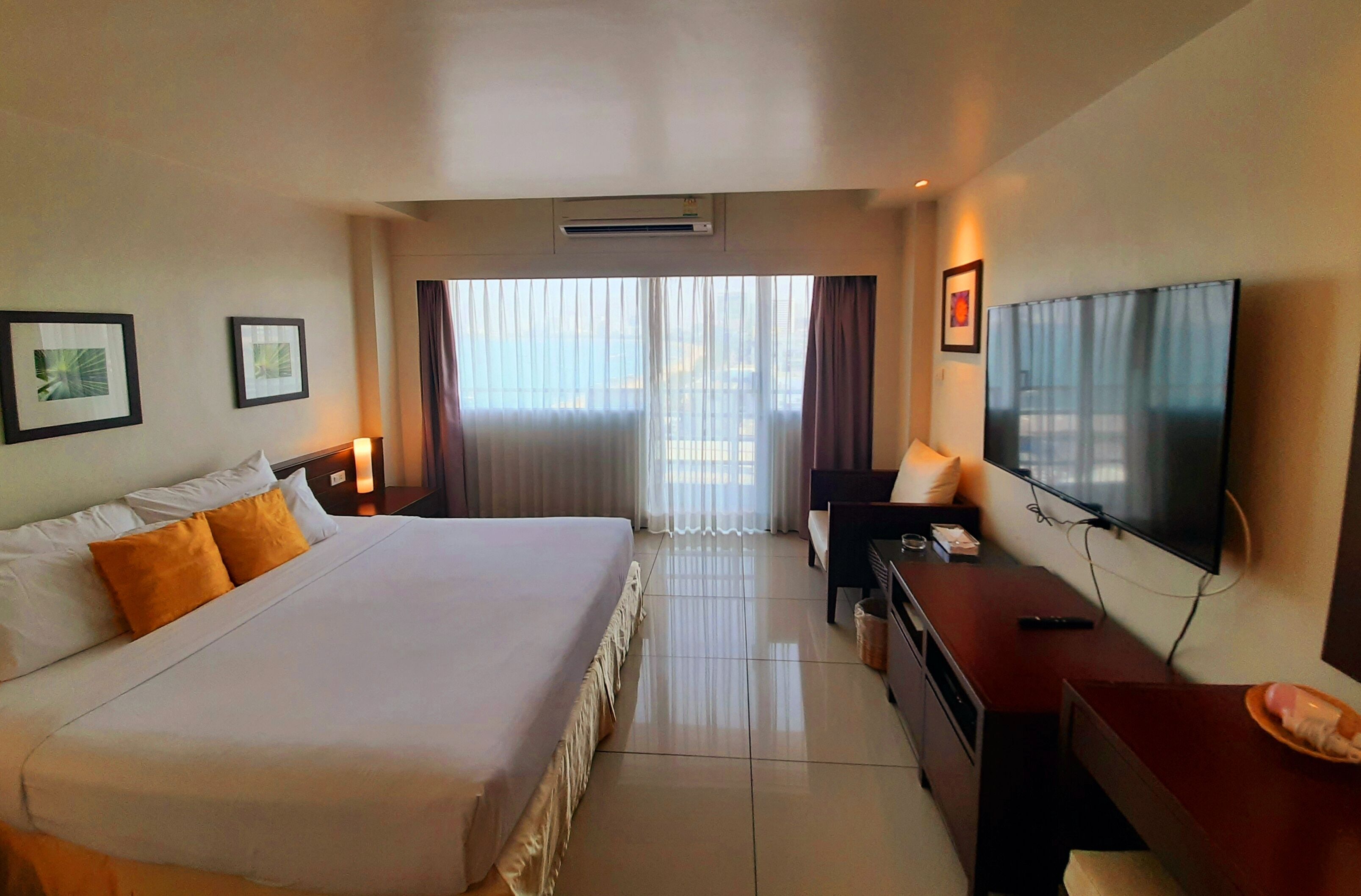 Superior Seaview Double room | Minibaari, ilmainen Wi-Fi, vuodevaatteet