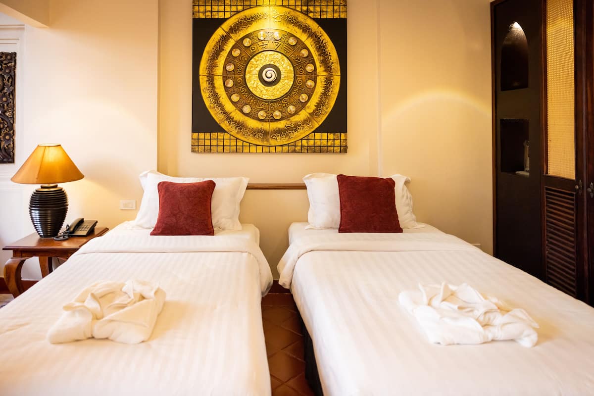 Superior Double or Twin Room | Peti besi dalam bilik, Wi-fi percuma, cadar katil 