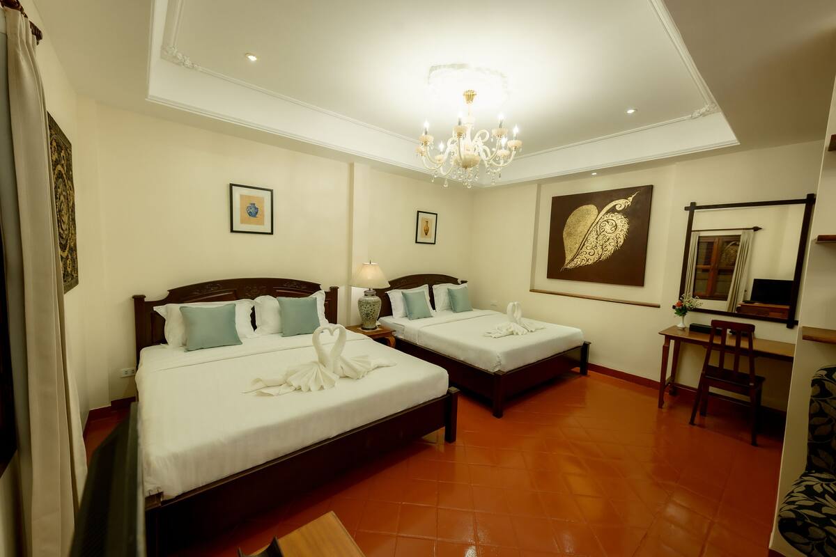 Family Suite | Peti besi dalam bilik, Wi-fi percuma, cadar katil 