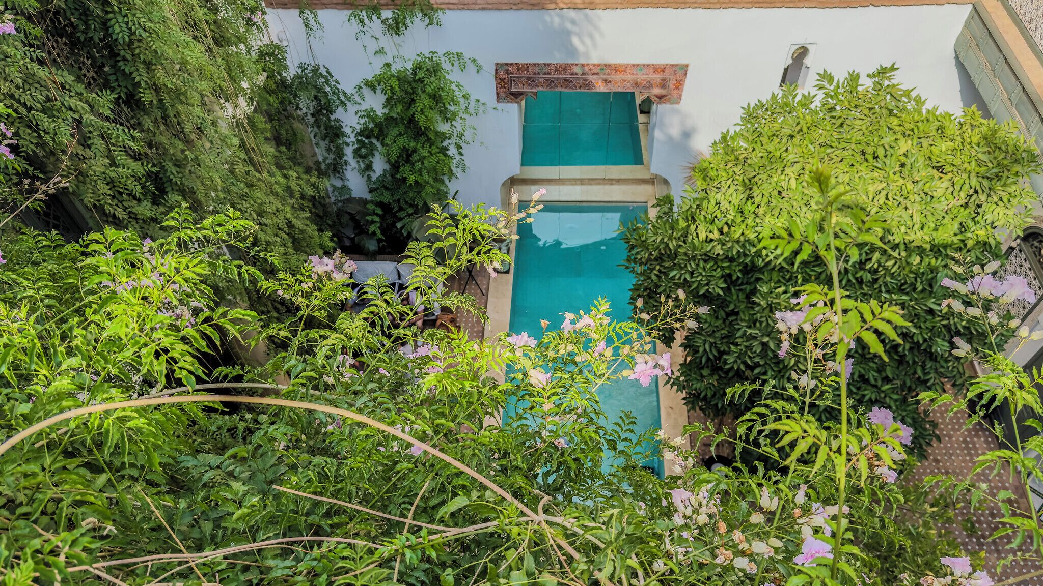 2 outdoor pools, pool umbrellas, pool loungers