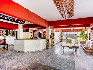 Área de estar no saguão