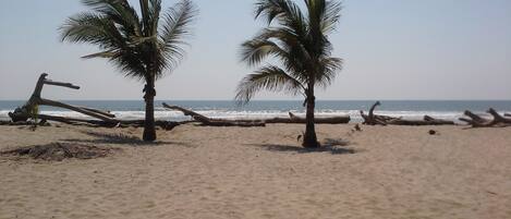 Private beach, free beach cabanas, sun loungers, beach towels