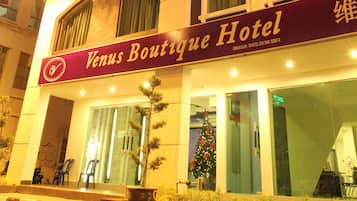 Front of property – evening/night