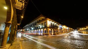 Front of property – evening/night