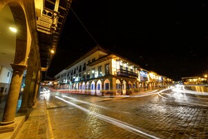 Front of property - evening/night