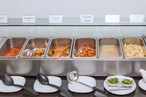 Daily buffet breakfast for a fee