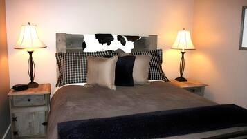 1 bedroom, premium bedding, individually decorated